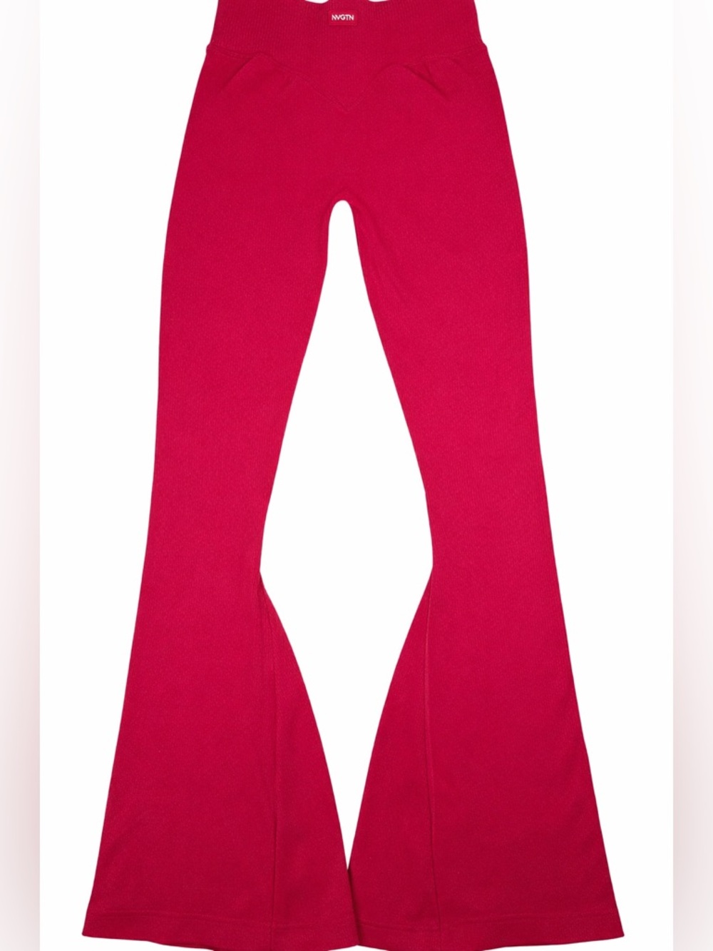 NVGTN Hot Pink Flared Leggings - Picture 3 of 9